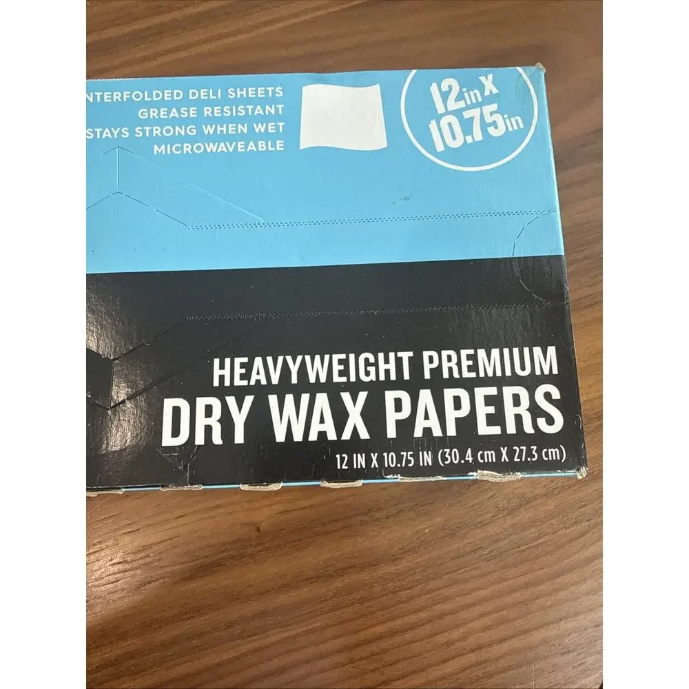 NEW Members Mark Heavyweight Wax Papers 12” x 10.75” 500 Count Food Service